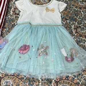 Monsoon sequin tulle mermaid dress sz 18/24